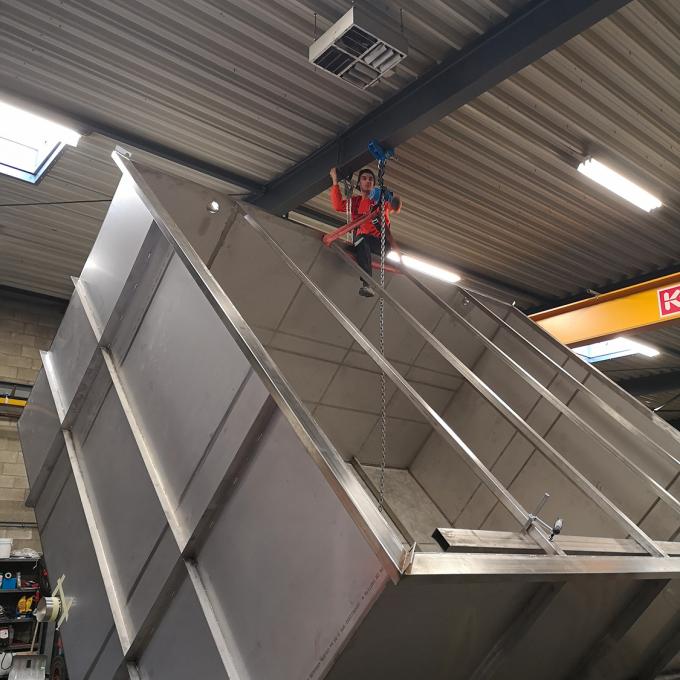 Réalisation de cuve dans l'atelier d'Inovex