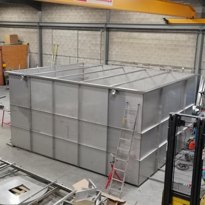 Cuve de décantation de 50m2