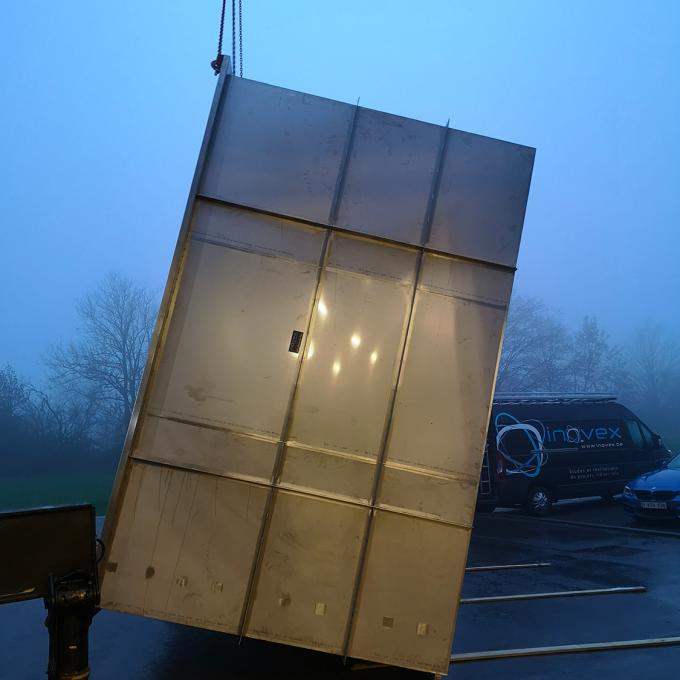 Fabrication et livraison d'une cuve