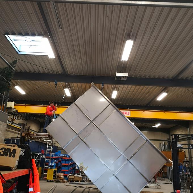 Réalisation d'une cuve en atelier