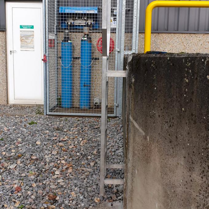 Réalisation d'un escalier d'accès