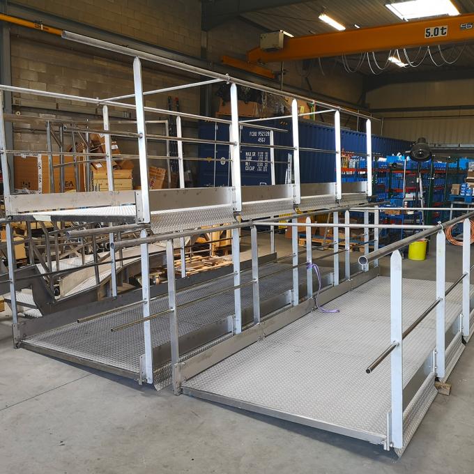 Réalisation d'une passerelle en nos ateliers