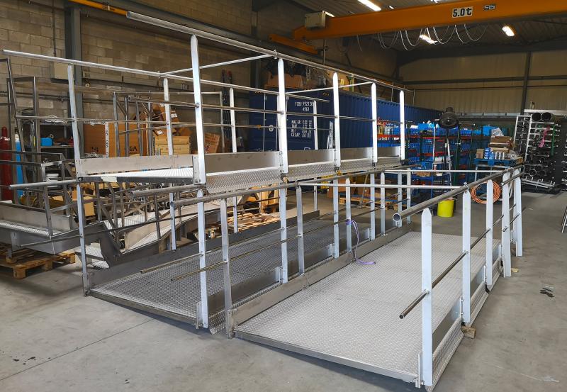 Réalisation d'une passerelle